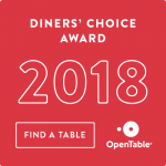 2018 Diners Choice Award 