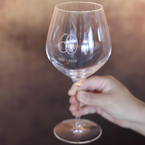 60 Year Anniversary Wine Glass
